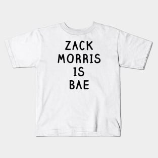 Zack Morris Is Bae Shirt - Saved By The Bell Kids T-Shirt